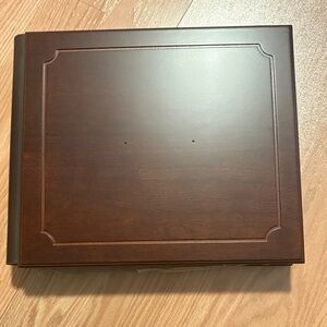 Elegant Brown Wooden Photo Album